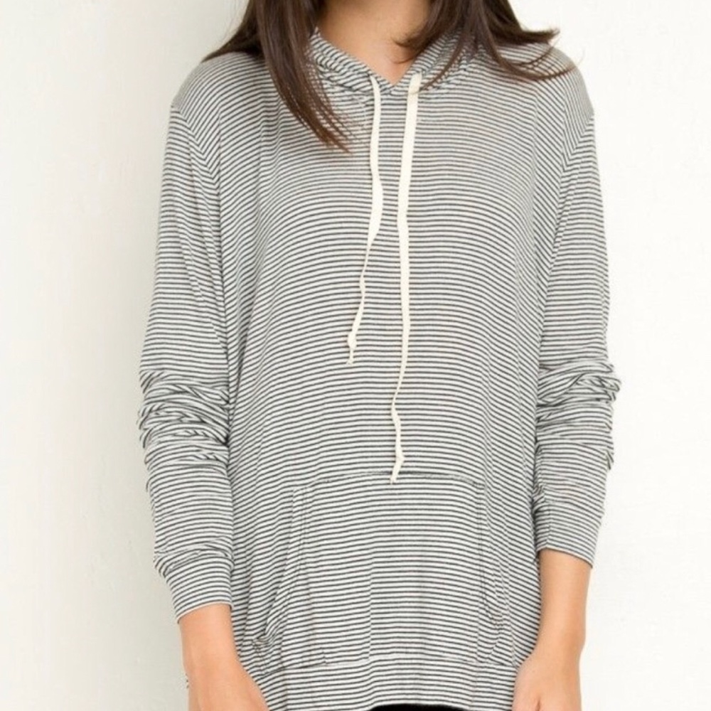*last chance!!* Brandy Melville Striped Layla Hoodie